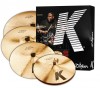 ZILDJIAN K CUSTOM DARK 5 PC CYMBAL SET