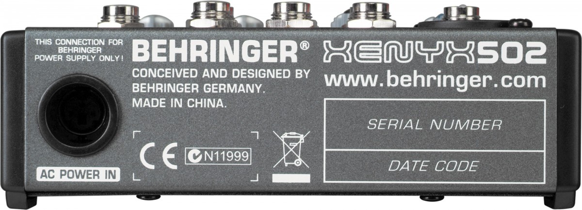 BEHRINGER XENYX 502